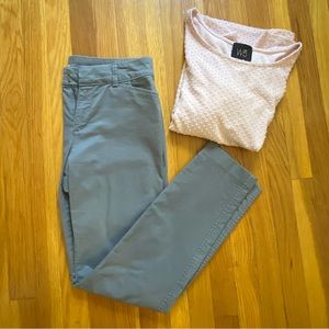 Gray Old Navy Pixie Chino Pants
